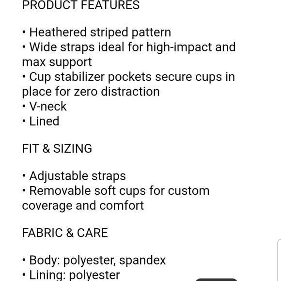 Sporty Women's Nike Tankini Vneck Top - Picture 3 of 8